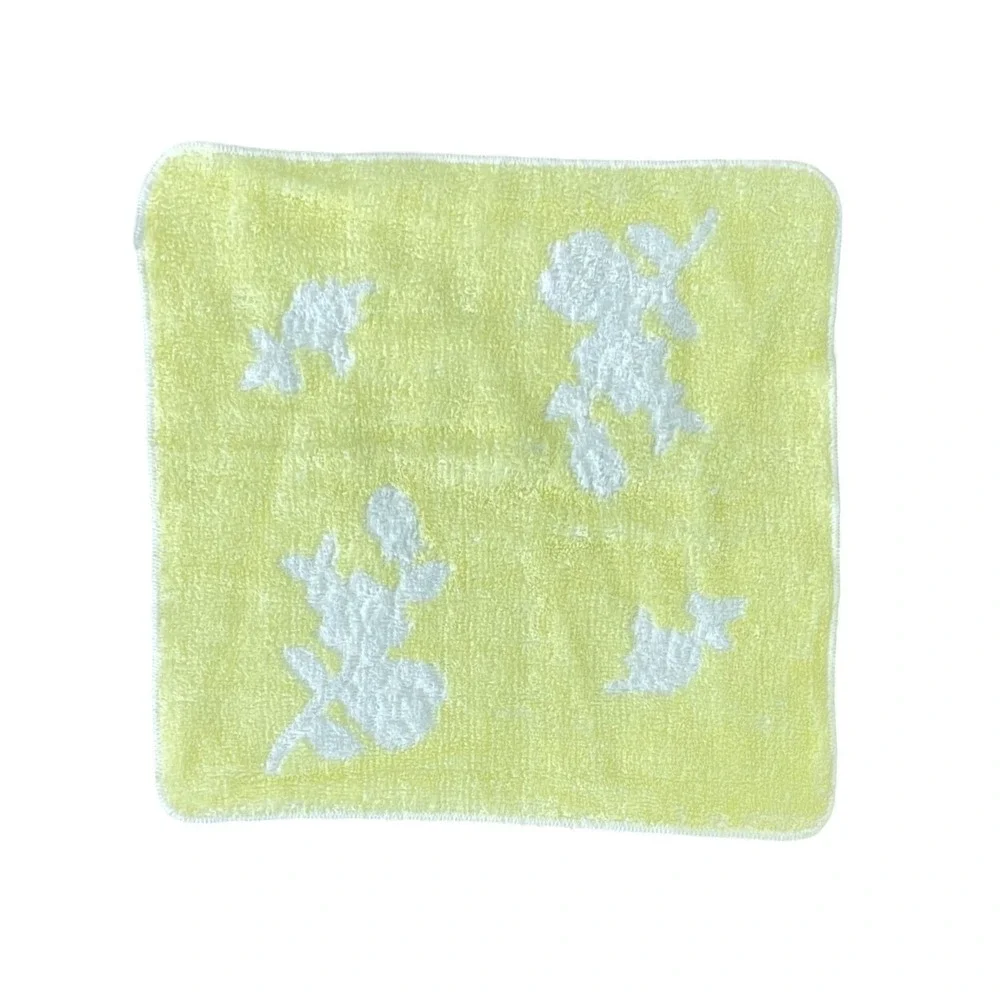 Vintage‎ Royal Family Cannon Towel Yellow White Floral Vintage Cotton 3pc